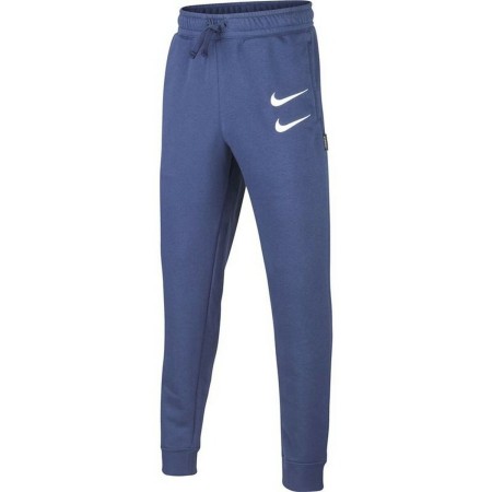 Pantalon de sport long Nike Swoosh Bleu foncé