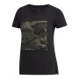 T-shirt à manches courtes femme Adidas Boxed Como Graphic Noir