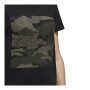 T-shirt à manches courtes femme Adidas Boxed Como Graphic Noir