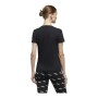 T-shirt à manches courtes femme Adidas Boxed Como Graphic Noir