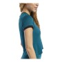 T-shirt à manches courtes femme Training Reebok Essentials Linear Bleu Acier