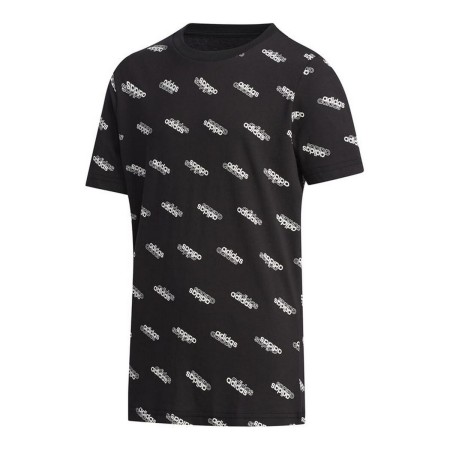 T-shirt à manches courtes enfant Adidas Core Noir