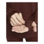Tee-shirt Manches Longues Femme Nike Dri-FIT Swoosh Run Marron