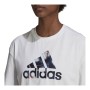 T-shirt à manches courtes femme Adidas You For You Cropped Blanc (2XS)