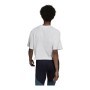 T-shirt à manches courtes femme Adidas You For You Cropped Blanc (2XS)