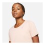 T-shirt à manches courtes femme Nike Dri-FIT Race Rose