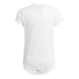 T shirt à manches courtes Enfant Adidas Aeroready Bold Blanc