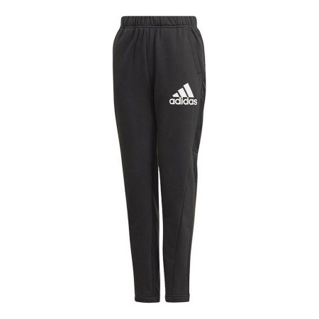 Pantalon de sport long Adidas Badge of Sport Noir Enfants