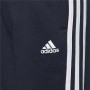 Pantalon de sport long Adidas Essentials French Terry Bleu foncé Enfants