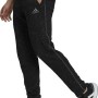 Pantalon de sport long Adidas Essentials Mélange Noir Homme