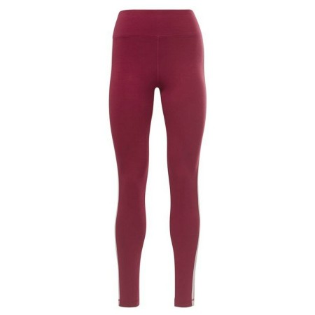 Leggings de Sport Reebok Pping Cotton W Rouge foncé