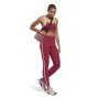 Leggings de Sport Reebok Pping Cotton W Rouge foncé