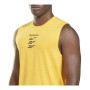 T-shirt à manches courtes homme Reebok Activchill Or jaune
