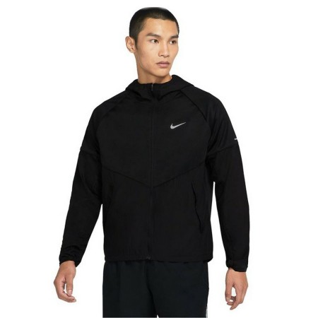 Veste de Sport pour Homme Nike Therma-FIT Repel Miler Noir