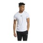 T-shirt à manches courtes homme Reebok Essentials Tape Blanc