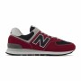 Chaussures de Sport pour Homme New Balance 574 v2 Rouge Rouge foncé