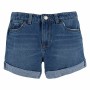 Pantalon court Levi's Girlfriend Shorty Blue Fille