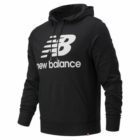 Sweat à capuche homme New Balance Essentials Stacked Logo M