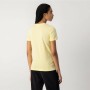 T-shirt à manches courtes femme Champion Big Script Logo Jaune