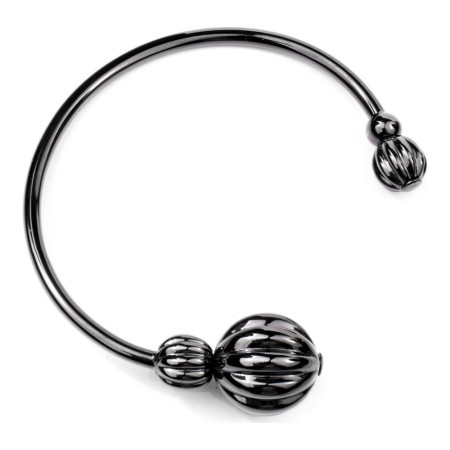 Bracelet Femme Folli Follie 1B17T002K Noir Acier inoxydable (6 cm)