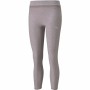 Leggings de Sport Puma Studio Yogini Luxe Mesh Inset Gris Mauve