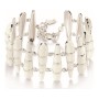 Bracelet Femme Folli Follie 3B0F056W Blanc Argent (18 cm)