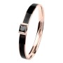 Bracelet Femme Folli Follie 3B13T008RKK Noir Acier inoxydable (7 cm)