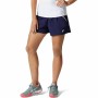 Short de Sport pour Femme Asics Court M Bleu foncé