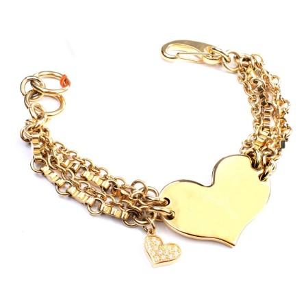 Bracelet Femme Folli Follie 3B7T057YC (17 cm)