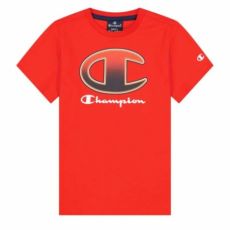 T shirt à manches courtes Champion Crewneck T-Shirt B Rouge