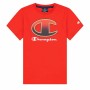 T shirt à manches courtes Champion Crewneck T-Shirt B Rouge