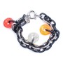 Bracelet Femme Folli Follie BA1B003SK-BNR Noir Acier inoxydable (23 cm)