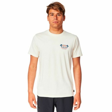 T-shirt à manches courtes homme Rip Curl FB Tee Blanc