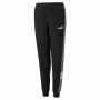 Pantalons de Survêtement pour Enfants Puma Essentials+ Colorblock K Noir Enfants