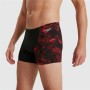 Maillot de bain homme Speedo Allover V-Cut Aquashort AM Rouge