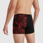 Maillot de bain homme Speedo Allover V-Cut Aquashort AM Rouge