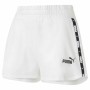 Short de Sport pour Femme Puma Power W Blanc