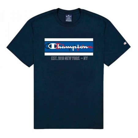 T-shirt à manches courtes homme Champion New York Bleu foncé