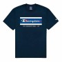 T-shirt à manches courtes homme Champion New York Bleu foncé