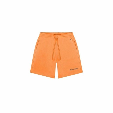 Short de Sport pour Homme Champion Script Logo OR Orange