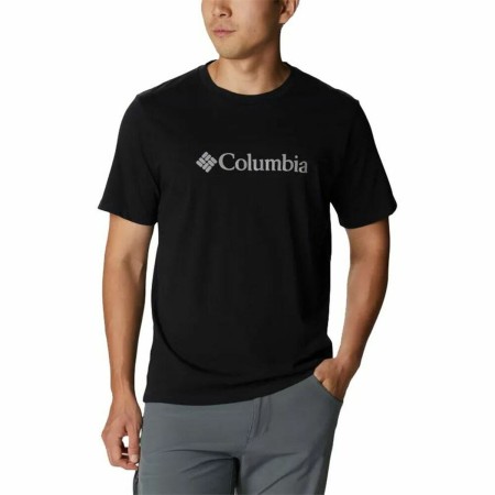 T-shirt à manches courtes homme Columbia Lodge Novelty Logo Noir