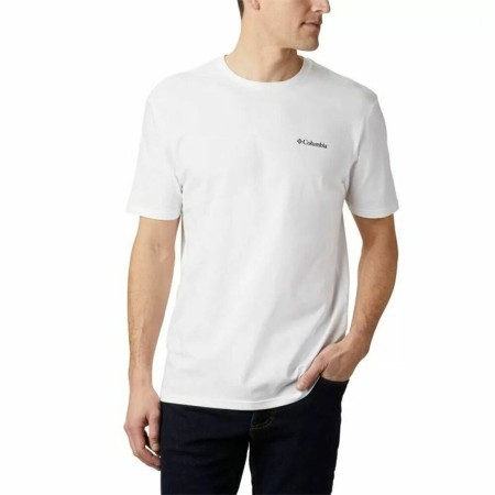 T-shirt à manches courtes homme Columbia North Cascades Blanc