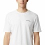 T-shirt à manches courtes homme Columbia North Cascades Blanc