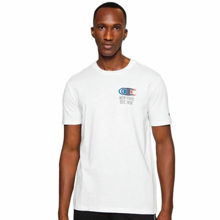 T-shirt à manches courtes homme Champion Graphic Legacy Blanc