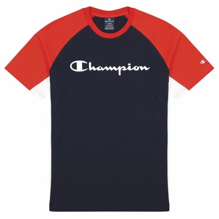 T-shirt à manches courtes homme Champion Block Script Bleu