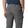 Pantalon de sport long Columbia Silver Ridge Convertible Homme Gris clair