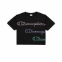 T-shirt à manches courtes femme Champion Crewneck T-Shirt Noir