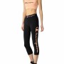 Leggings de Sport Champion Quick-Dry Script Logo Crop Noir