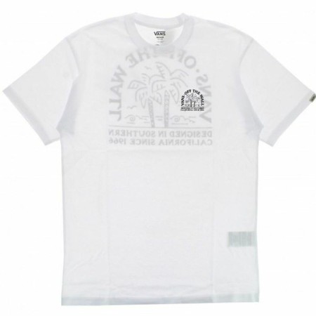 T-shirt à manches courtes unisex Vans Palm-B Blanc