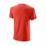 T-shirt à manches courtes homme Wilson Script Rouge